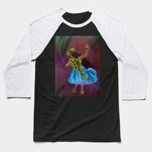 Hula Skirt Baseball T-Shirt